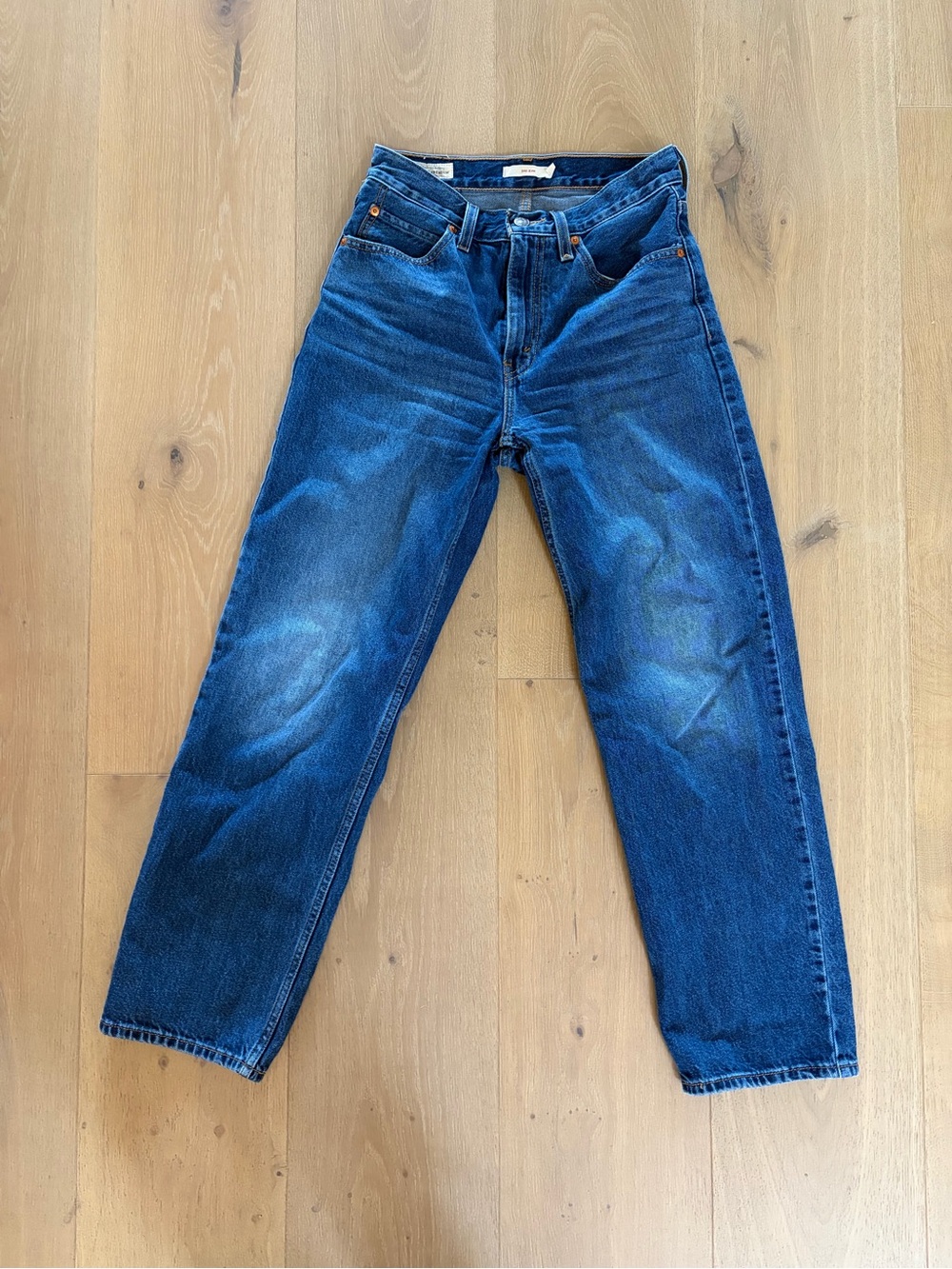 Levi’s Dark Blue Dad Jeans purchased from Aritzia